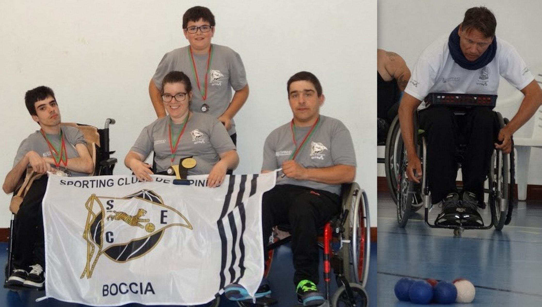 João Pinto Vice-Campeão Nacional Individual e SCE no 3º lugar por Equipas em Boccia