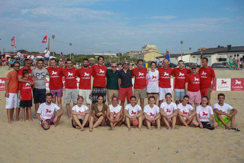 Jogo All Stars de Andebol de Praia em Espinho