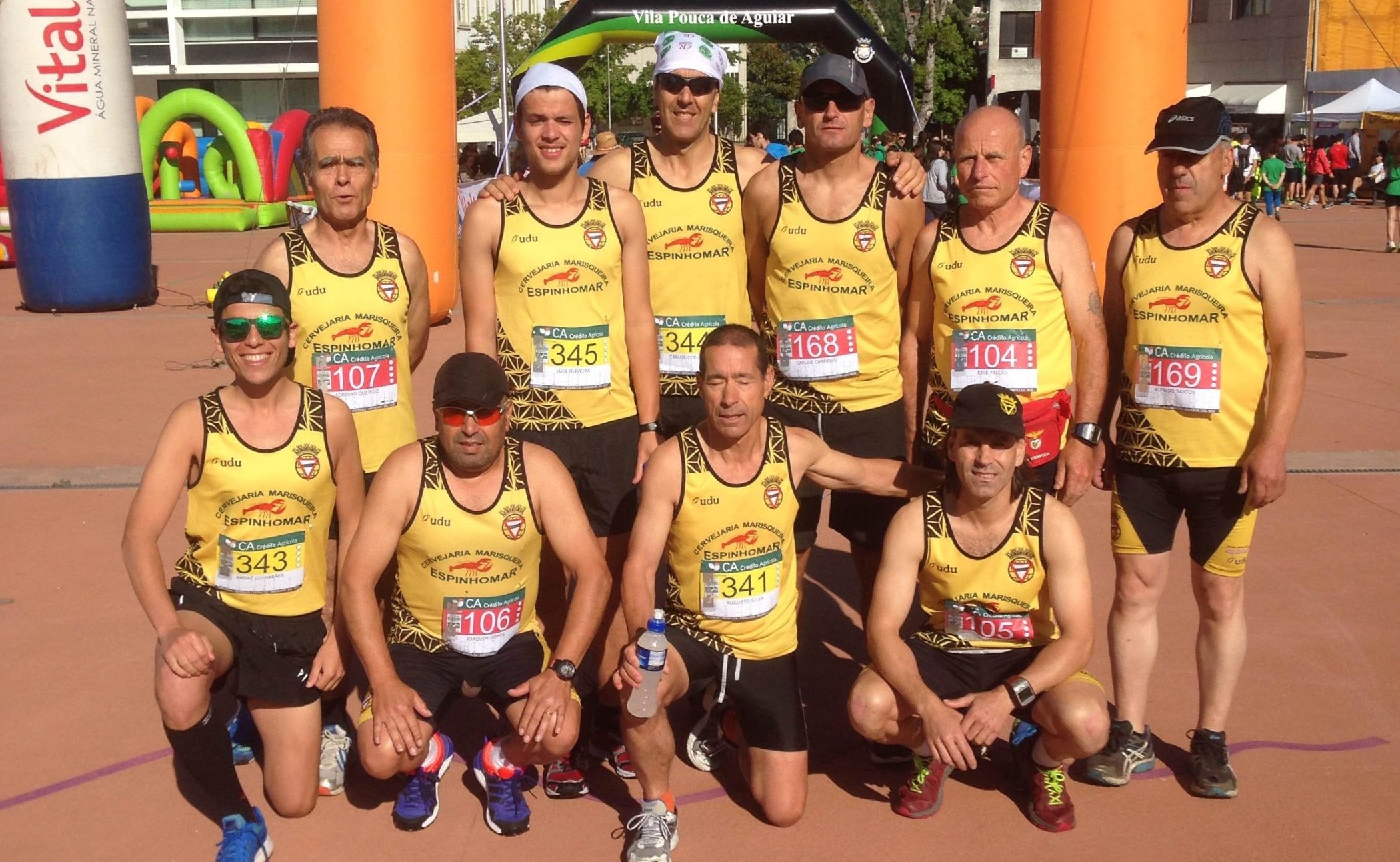Atletas do Rio Largo na Meia-Maratono de Montanha em V.P. Aguiar