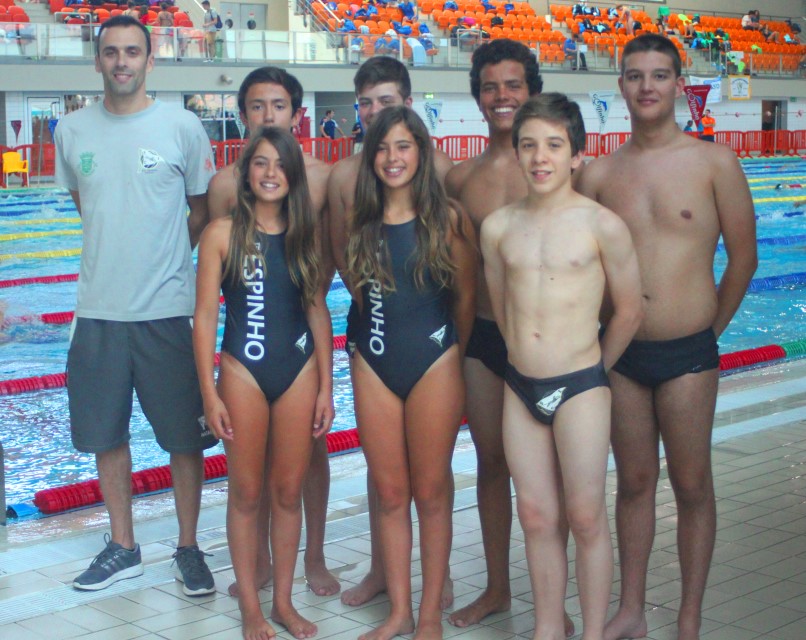 Natação tigre no Campeonato Interdistrital de Verão de Infantis de Piscina Longa em Coimbra