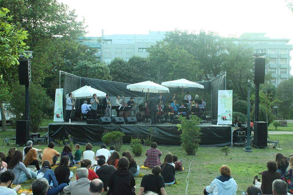 Orquestra de Jazz da EPME no FIME e ao ar livre