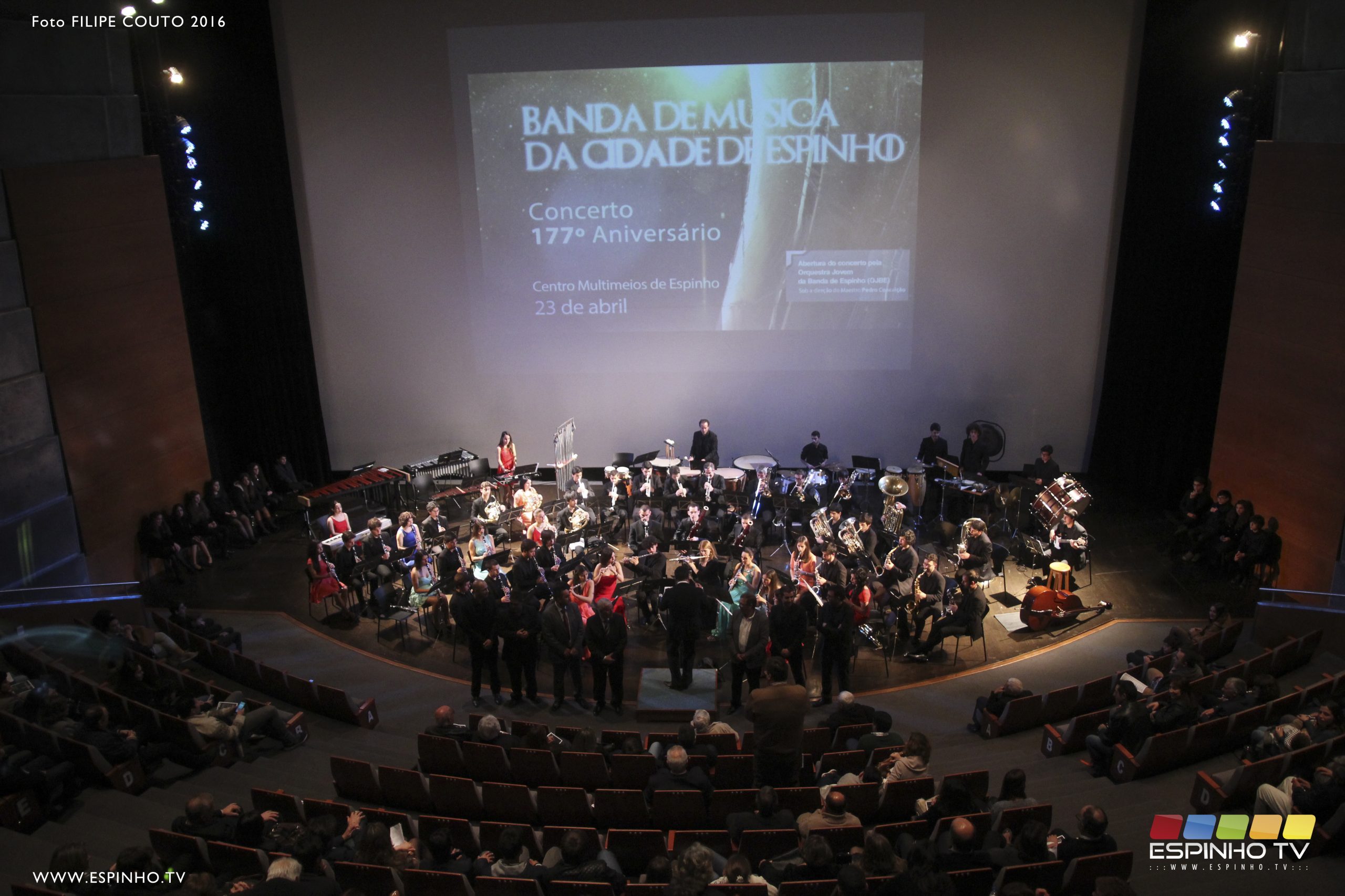 Banda de Espinho comemorou 177 Anos com concerto no Multimeios