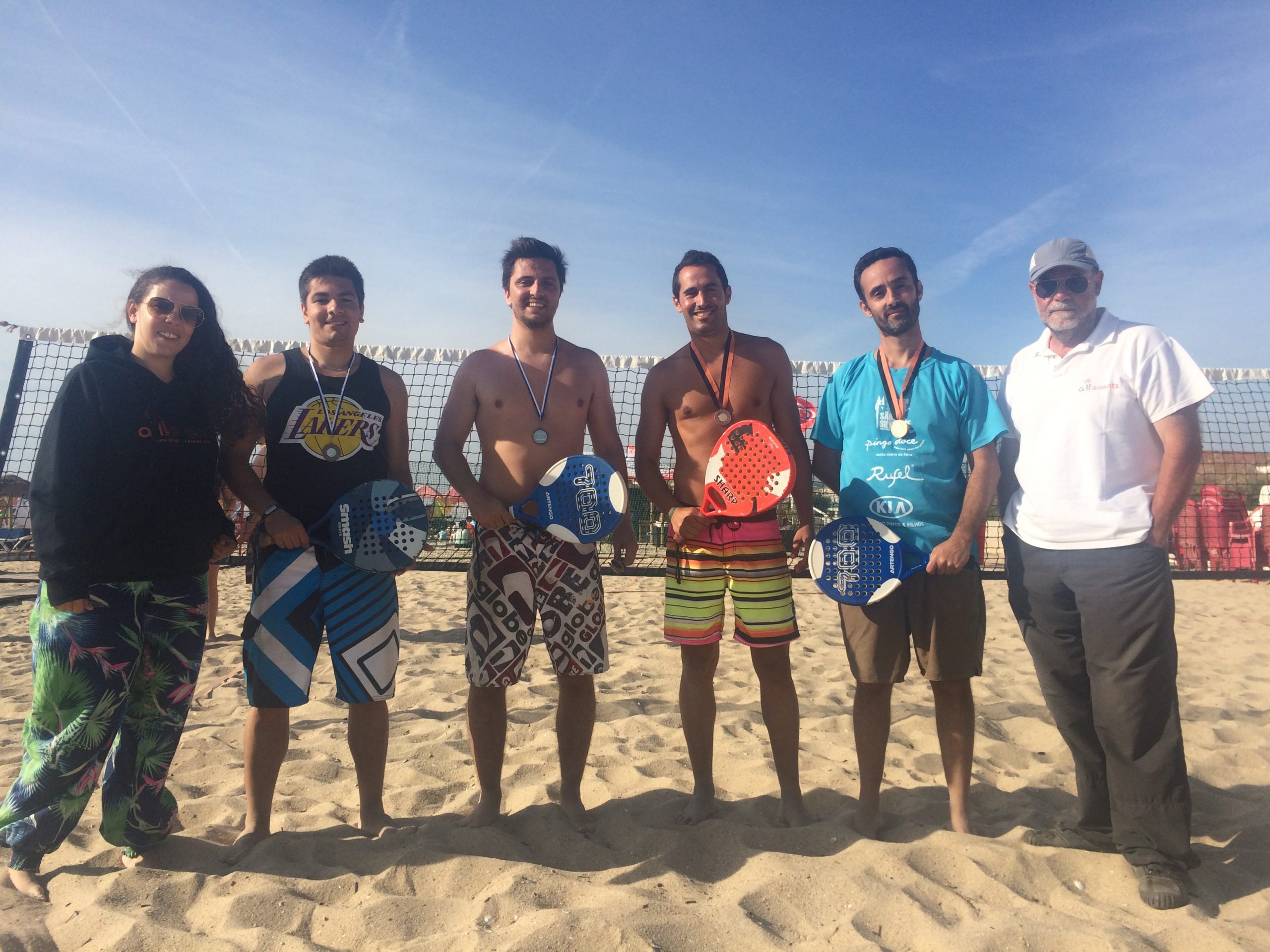 1ª etapa do 10º Circuito de Ténis de Praia decorreu em Espinho