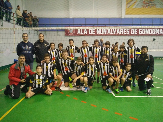 Voleibol: Minis B tigres classificaram-se para a fase final do Torneio de Natal da AVP