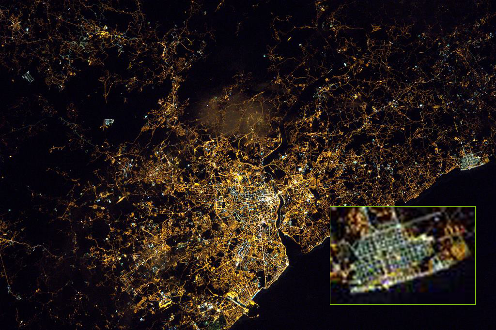 Astronauta capta imagem de Espinho e não só vista do espaço