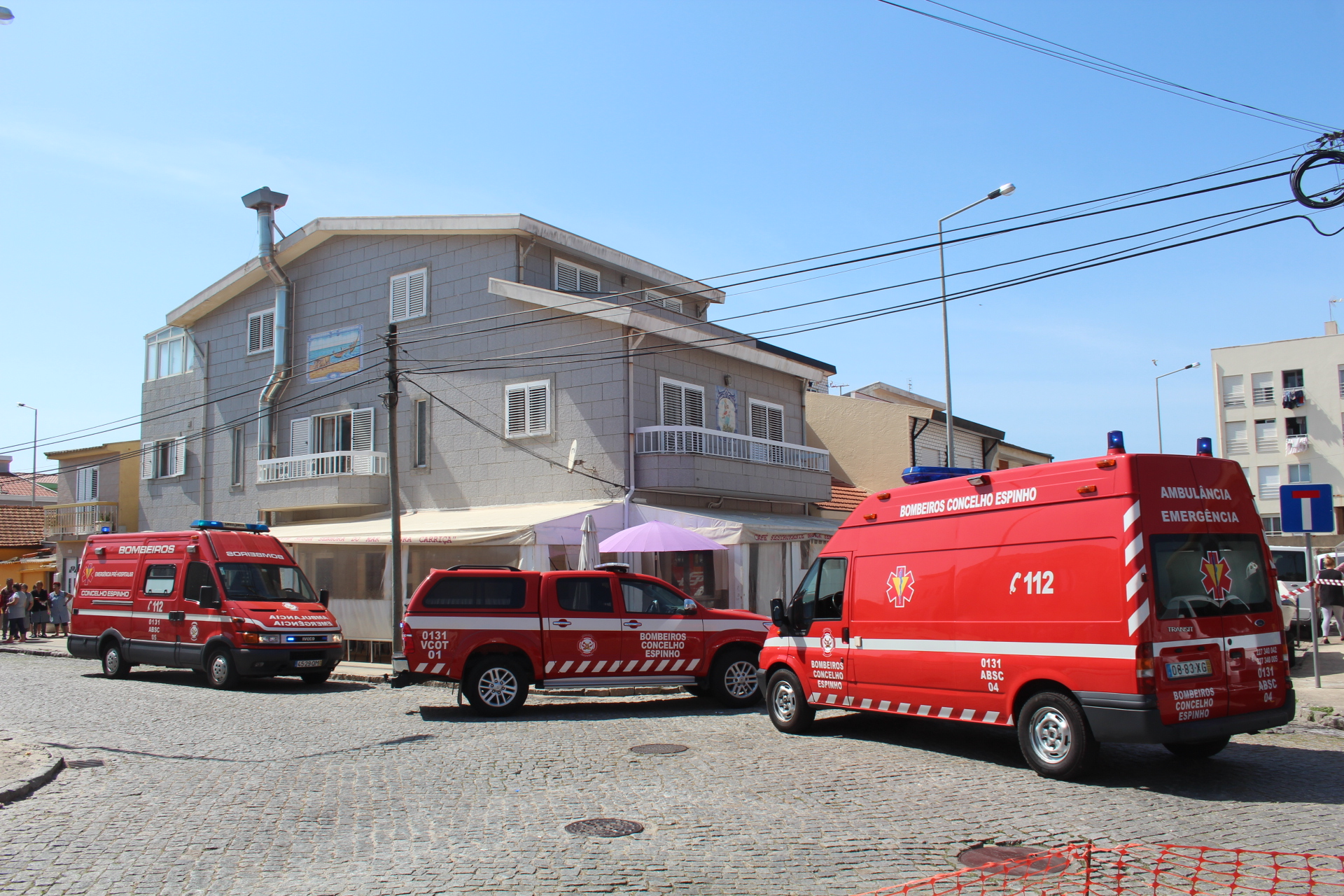 Princípio de incêndio em restaurante de Silvalde