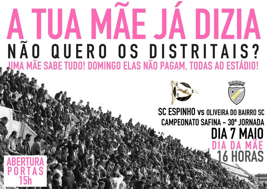 Futebol: SC Espinho vs Oliveira do Bairro SC