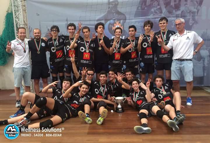 Voleibol: Iniciados Academistas são Tricampeões Nacionais