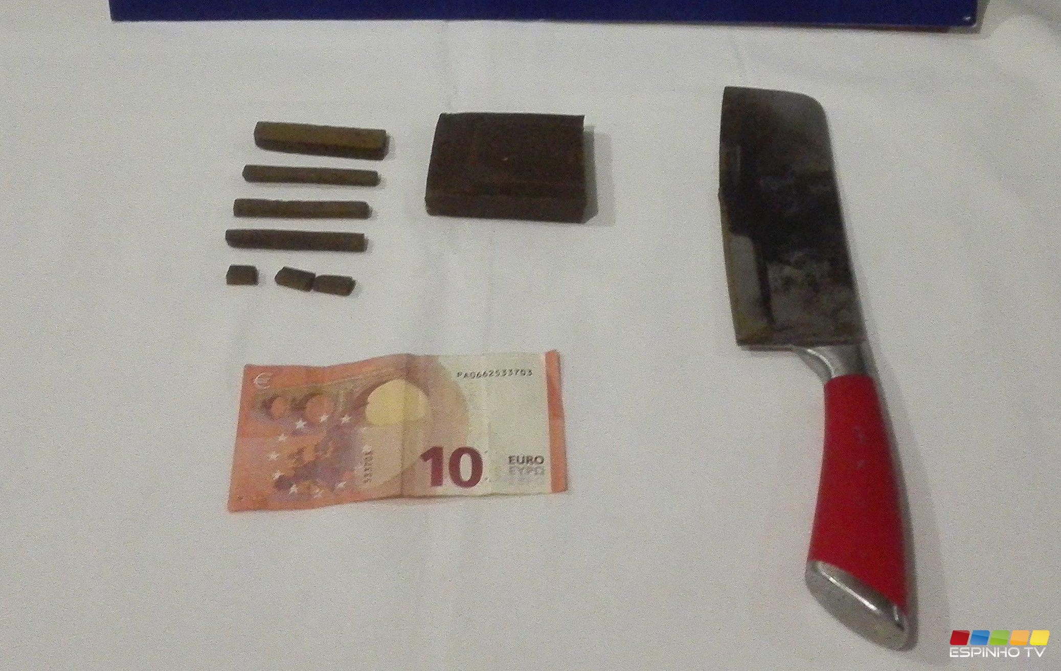 Homem detido por suspeita de tráfico de estupefacientes