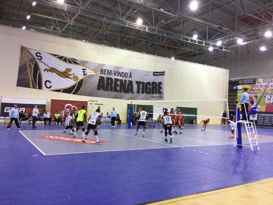 Voleibol: SC Espinho vence o VC Viana