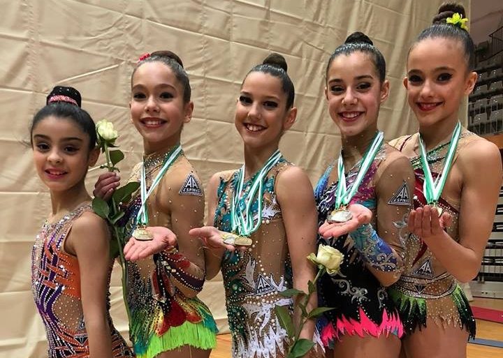 11 Medalhas para a AAE no Campeonato Distrital de Ginástica Rítmica