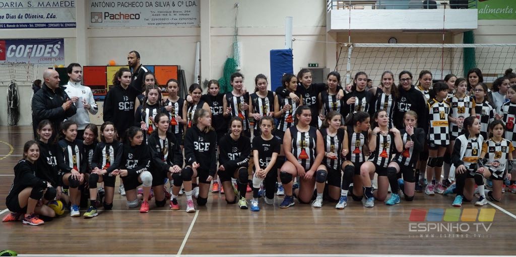 Voleibol SCE: Minis B femininas vencem em S. Mamede