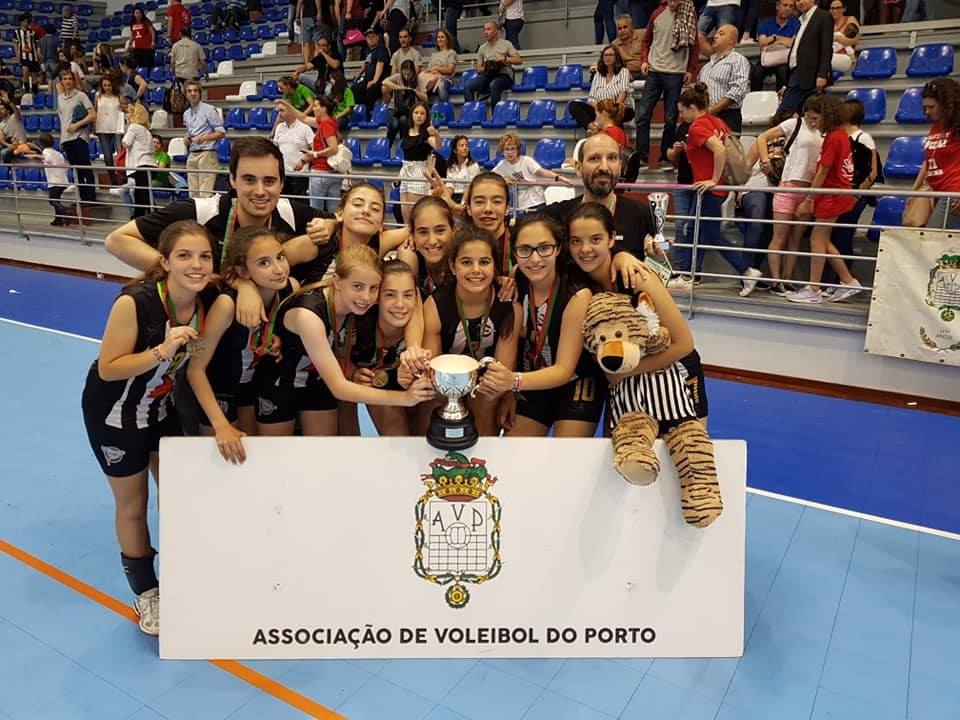 Minis do Voleibol tigre Campeões Nacionais