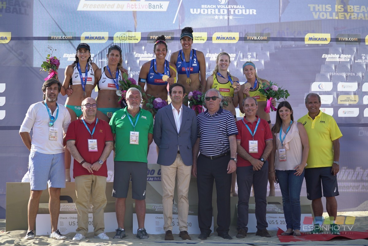 Voleibol de Praia: Australianas Clancy e Artacho venceram o Espinho Open 2018