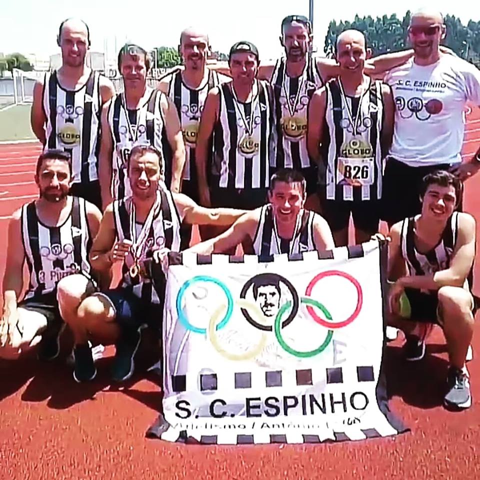 Atletismo: Veteranos do SC Espinho/António Leitão em 3º lugar no Campeonato Distrital