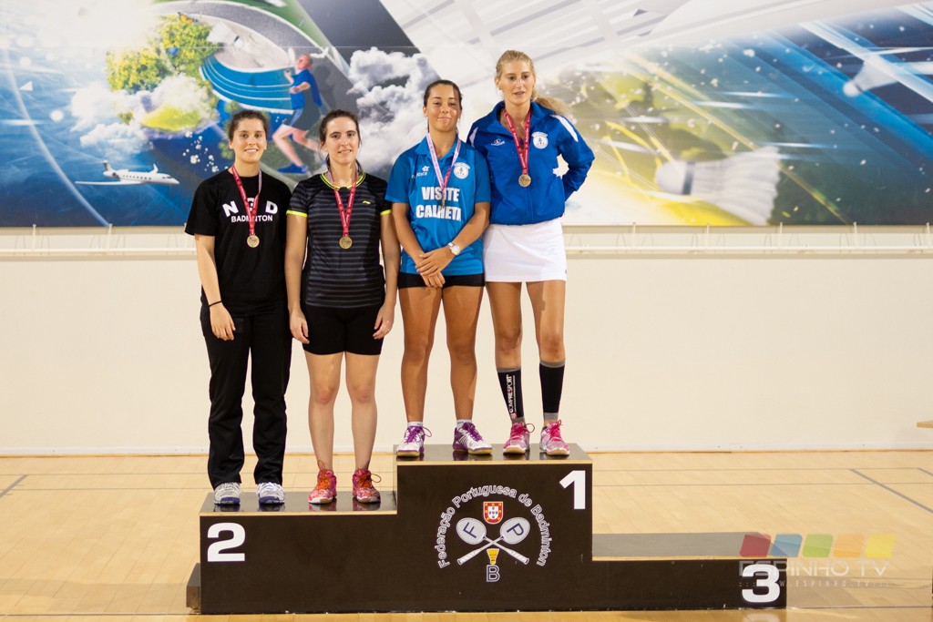 Badminton da Novasemente em 2º lugar pares senhoras