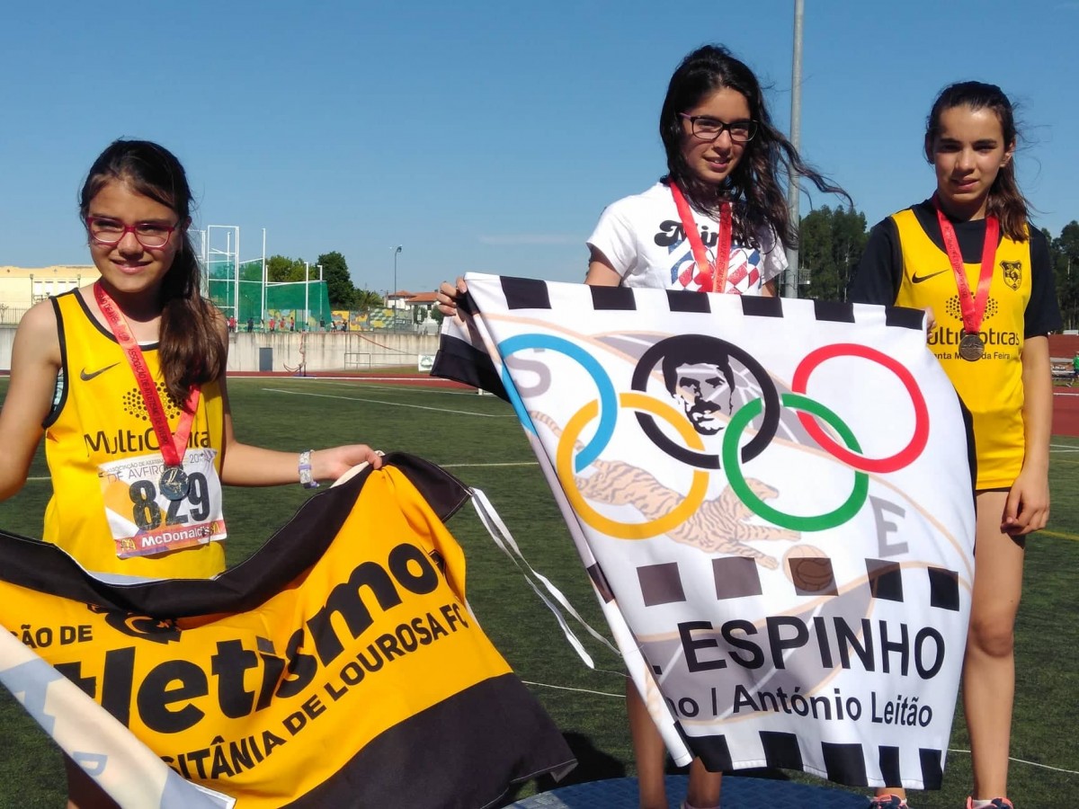 Atletismo: Equipa feminina do SC Espinho Campeã Distrital de Pista