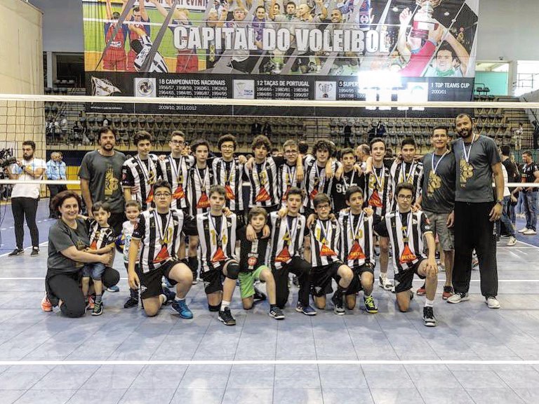 Voleibol SCE: Infantis Masculinos são vice-campeões nacionais