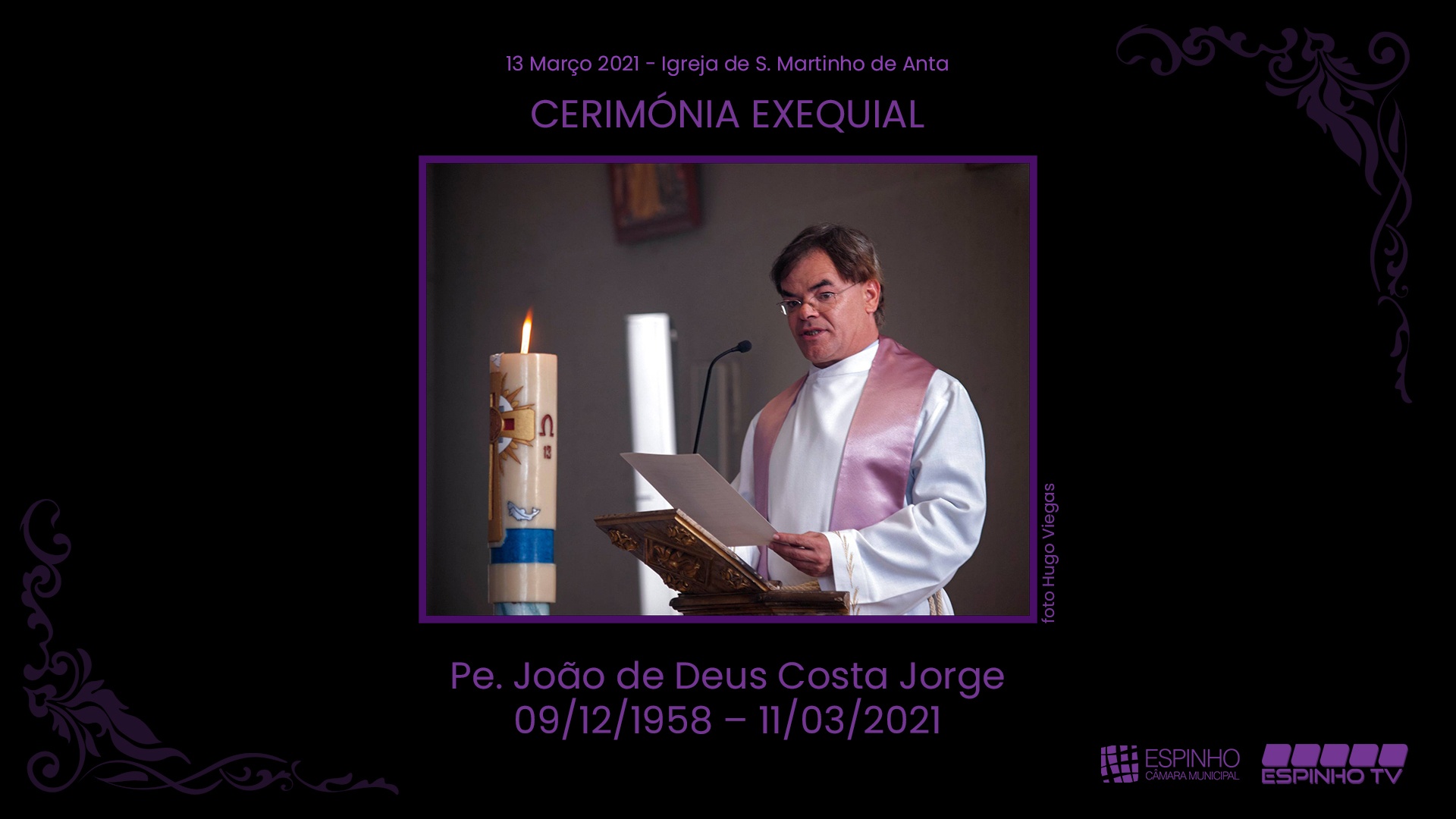 Cerimónia Fúnebre Pe. João de Deus Costa Jorge