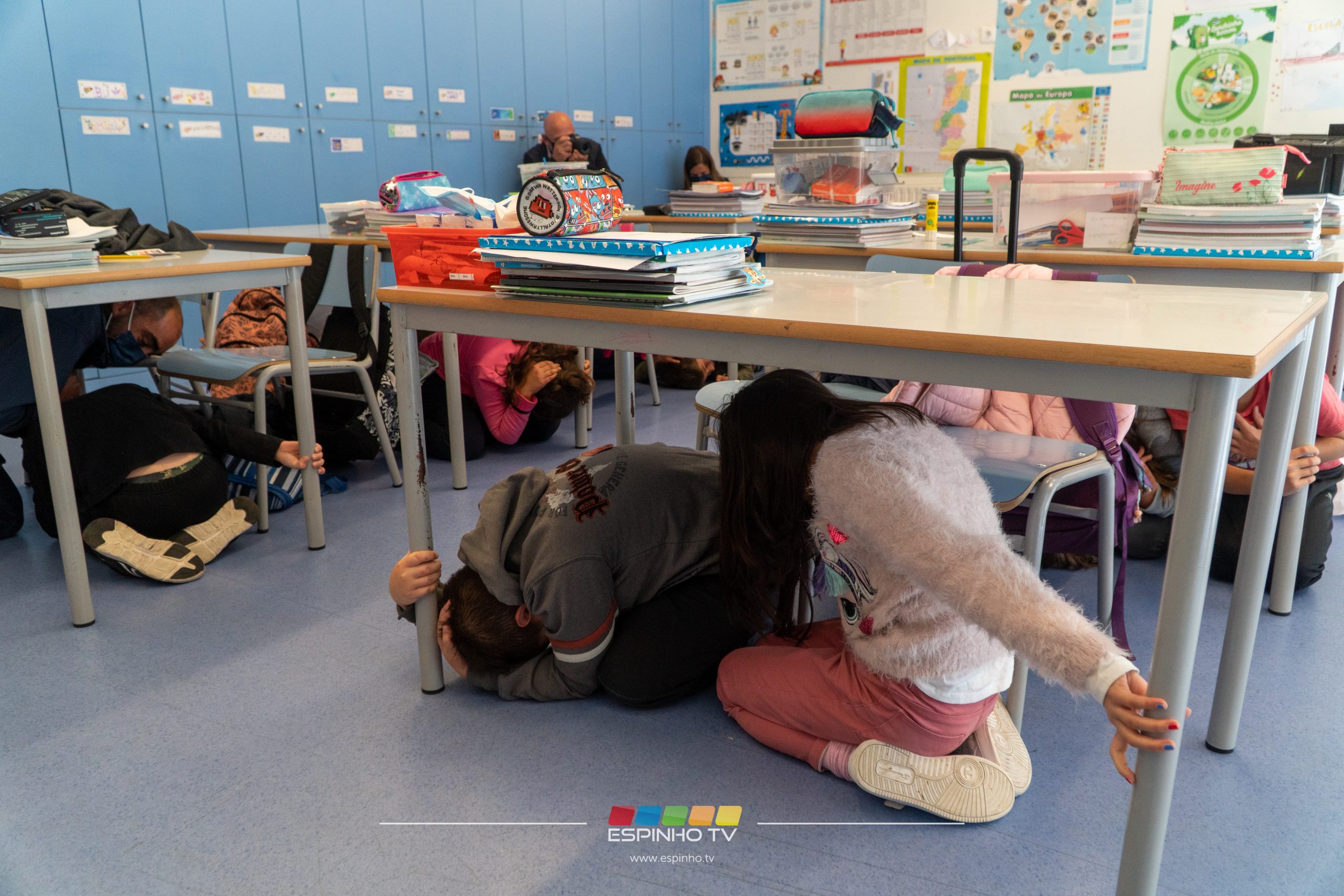 A Terra tremeu na Escola Básica de Anta