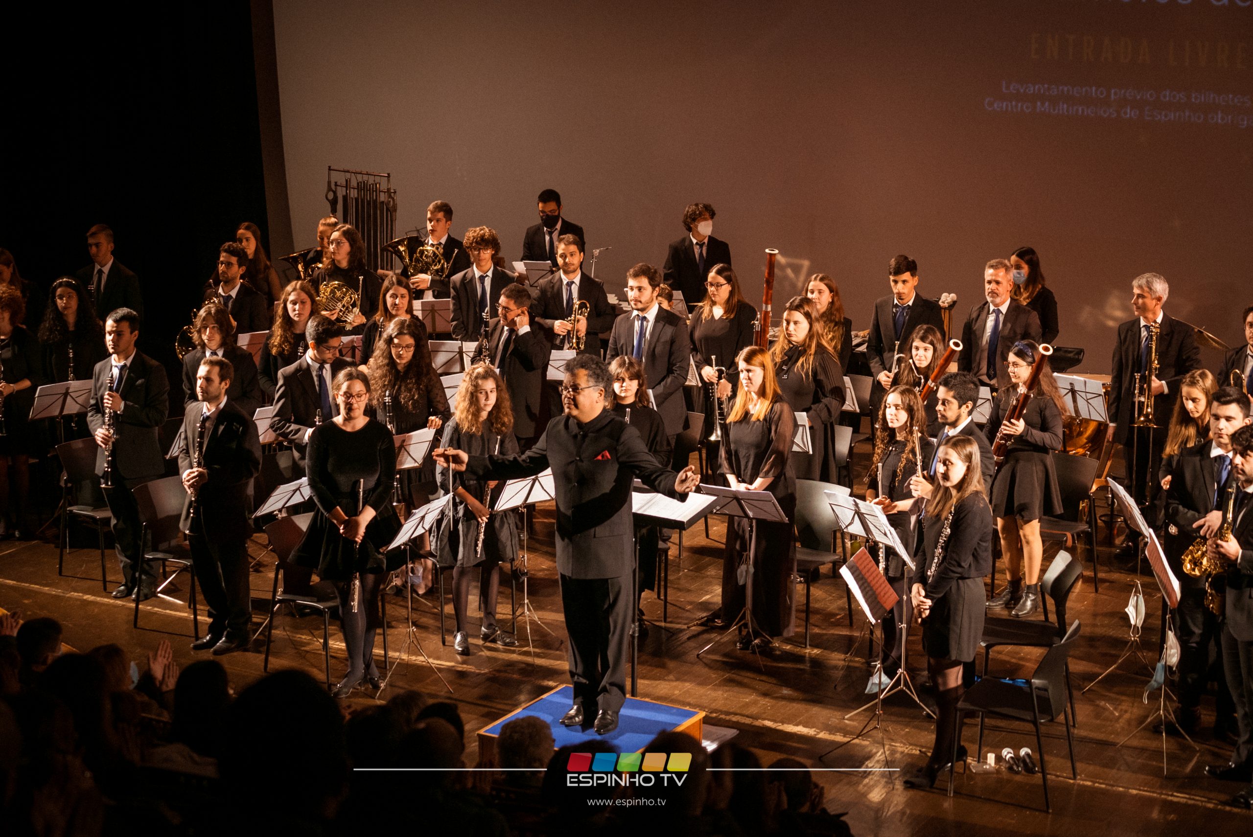 Natal > Banda de Música da Cidade de Espinho encantou