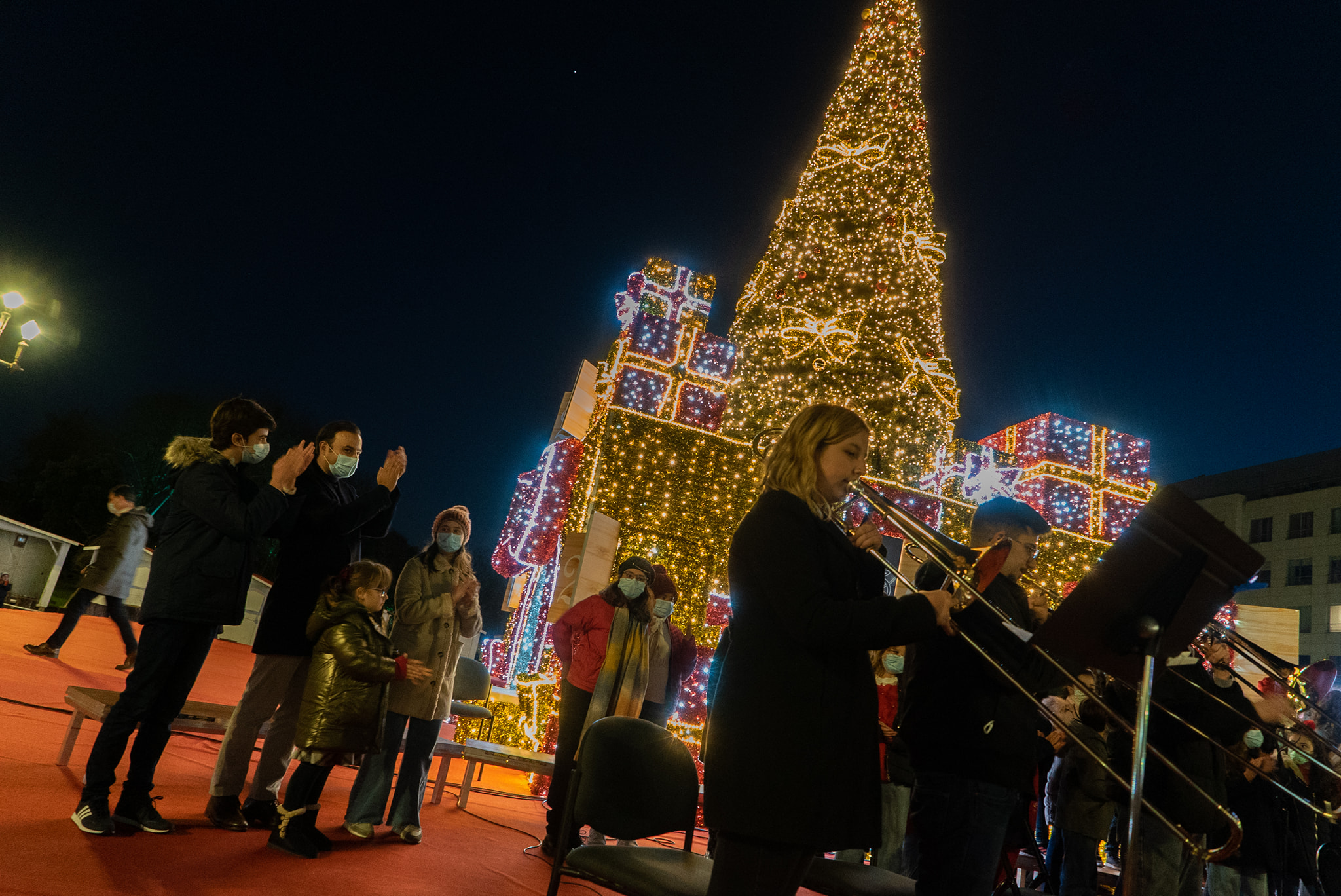 Espinho inaugurou as iluminações de Natal