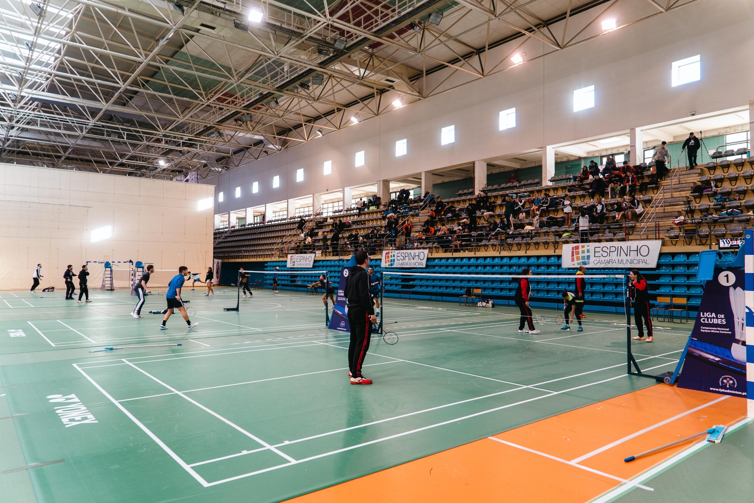 Badminton > 1ª jornada concentrada da Liga de Clubes na Nave Polivalente