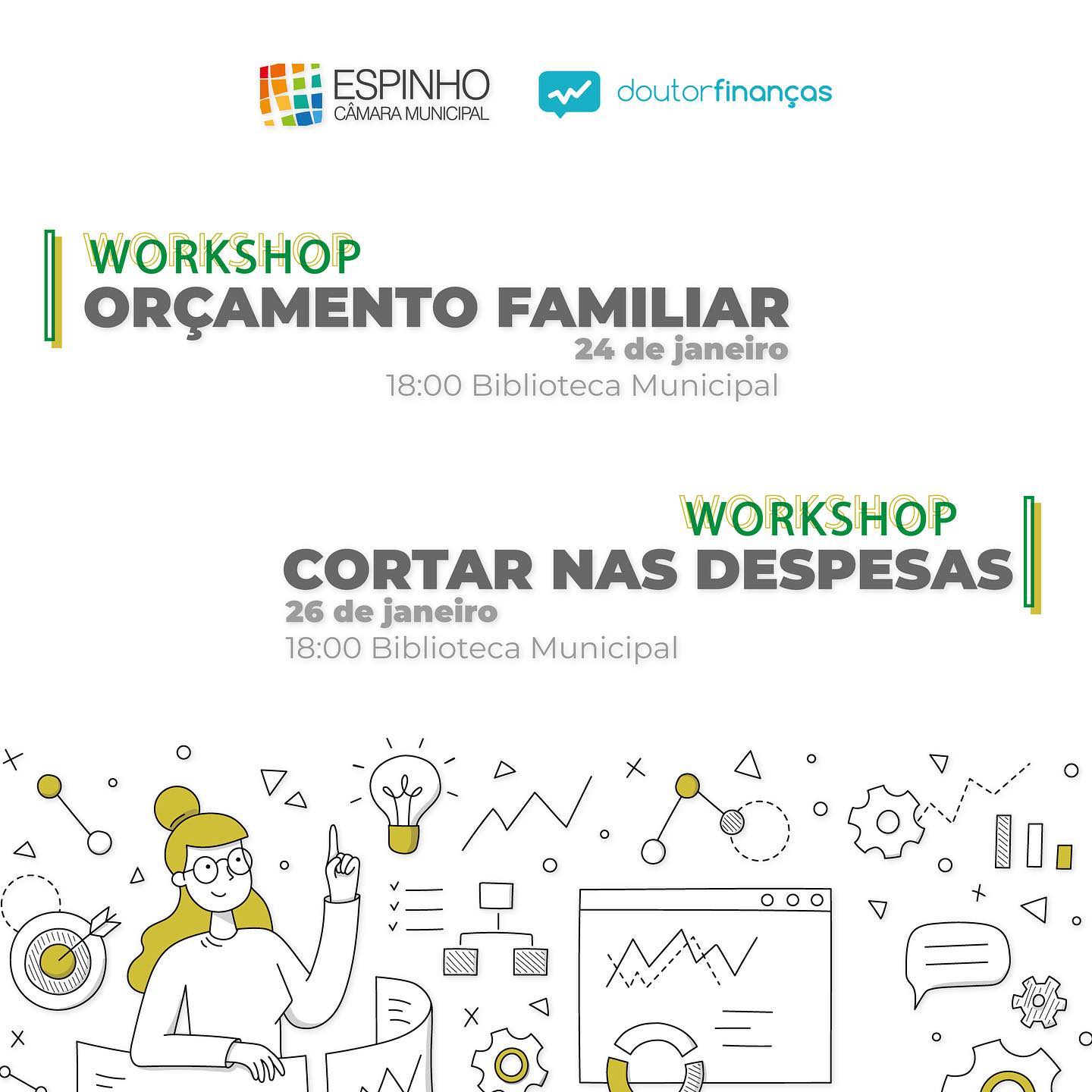 Workshops «Orçamento Familiar» e «Cortar nas Despesas»