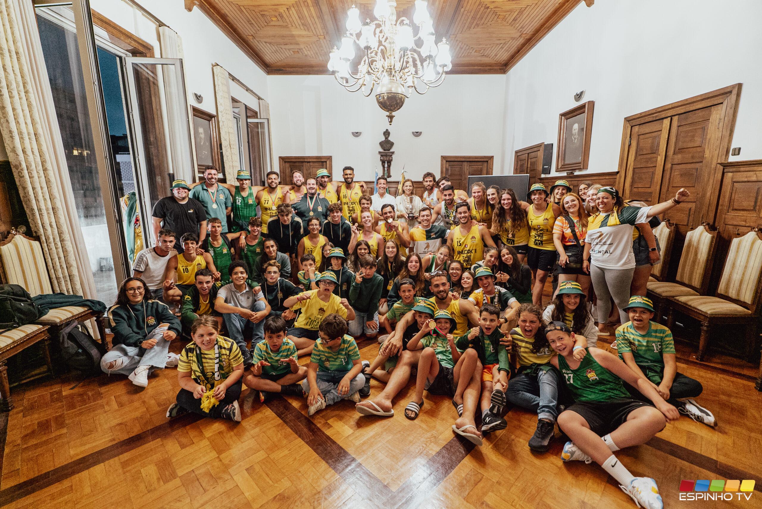 Escola de Formação de Espinho – Os Tigres tricampeã nacional de Andebol de Praia