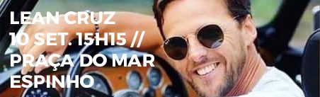 VITOR PEREIRA E LEAN CRUZ NO DIA 10 SET – 15H