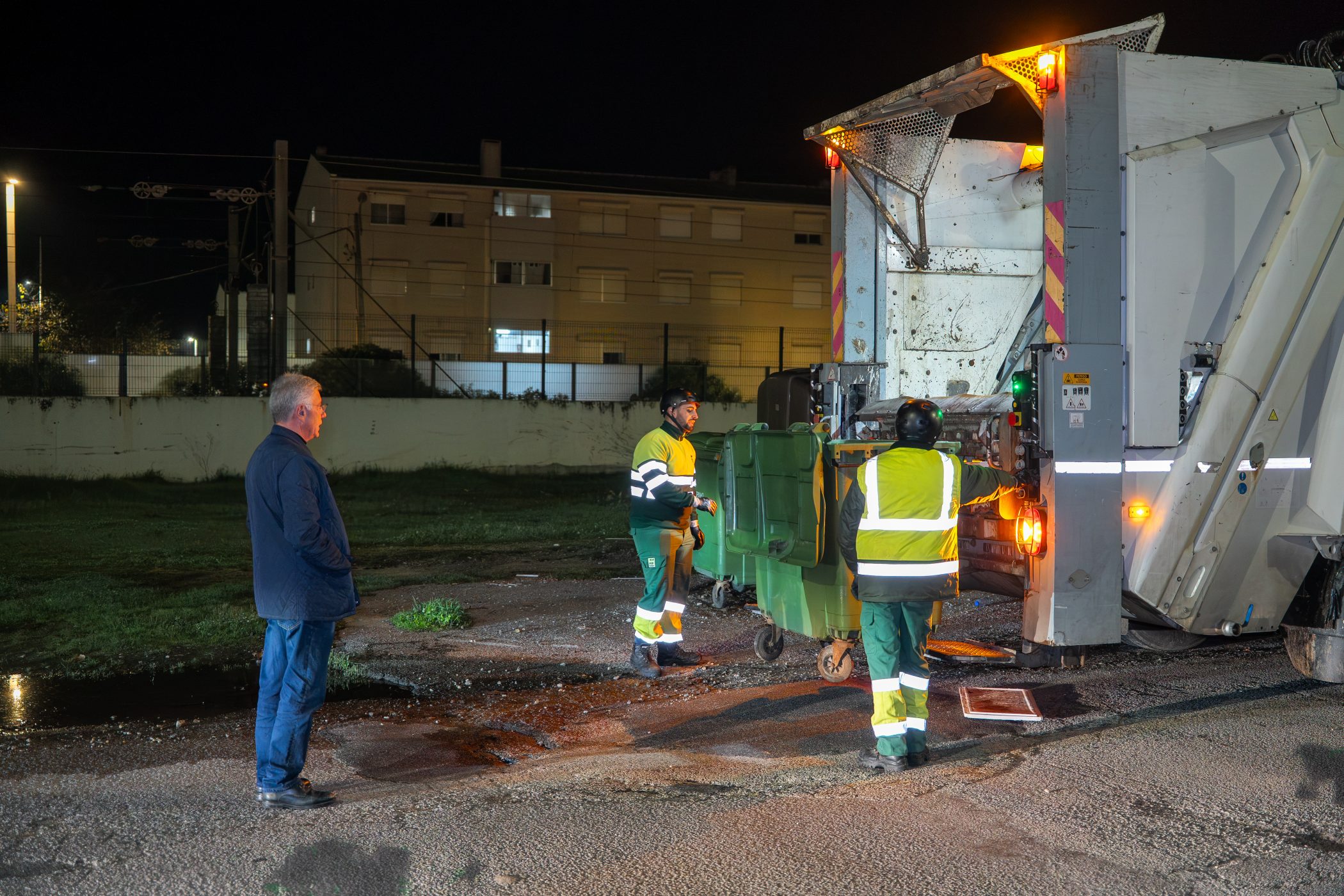 Acompanhamento no terreno da Limpeza Urbana e Recolha de Resíduos
