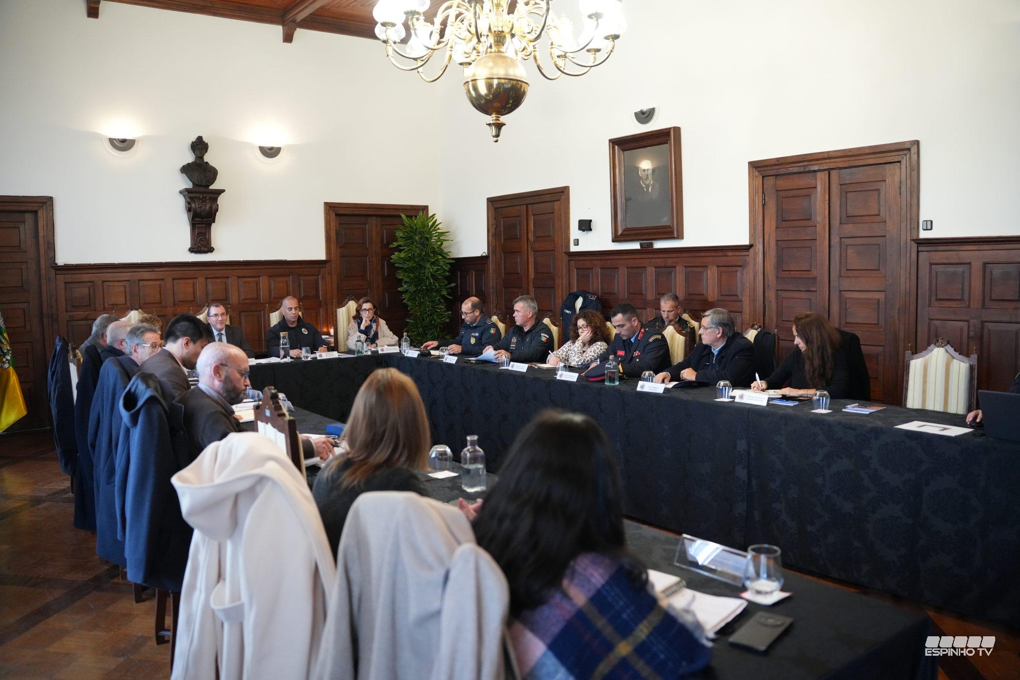 Reuniões da Comissão Munic. Proteção Civil e do Conselho Munic. Segurança