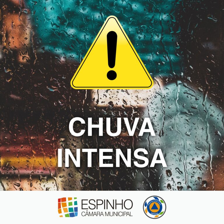 AVISO À POPULAÇÃO: PRECIPITAÇÃO