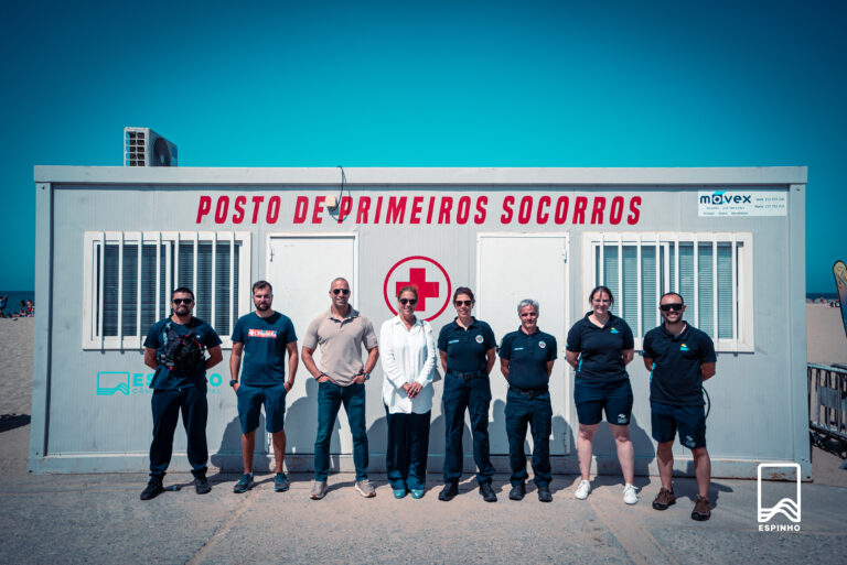 Espinho reforça segurança nas praias com novo Posto de Primeiros Socorros